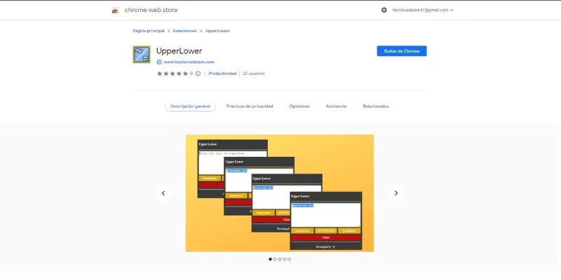Proyecto: Extensión para Chrome